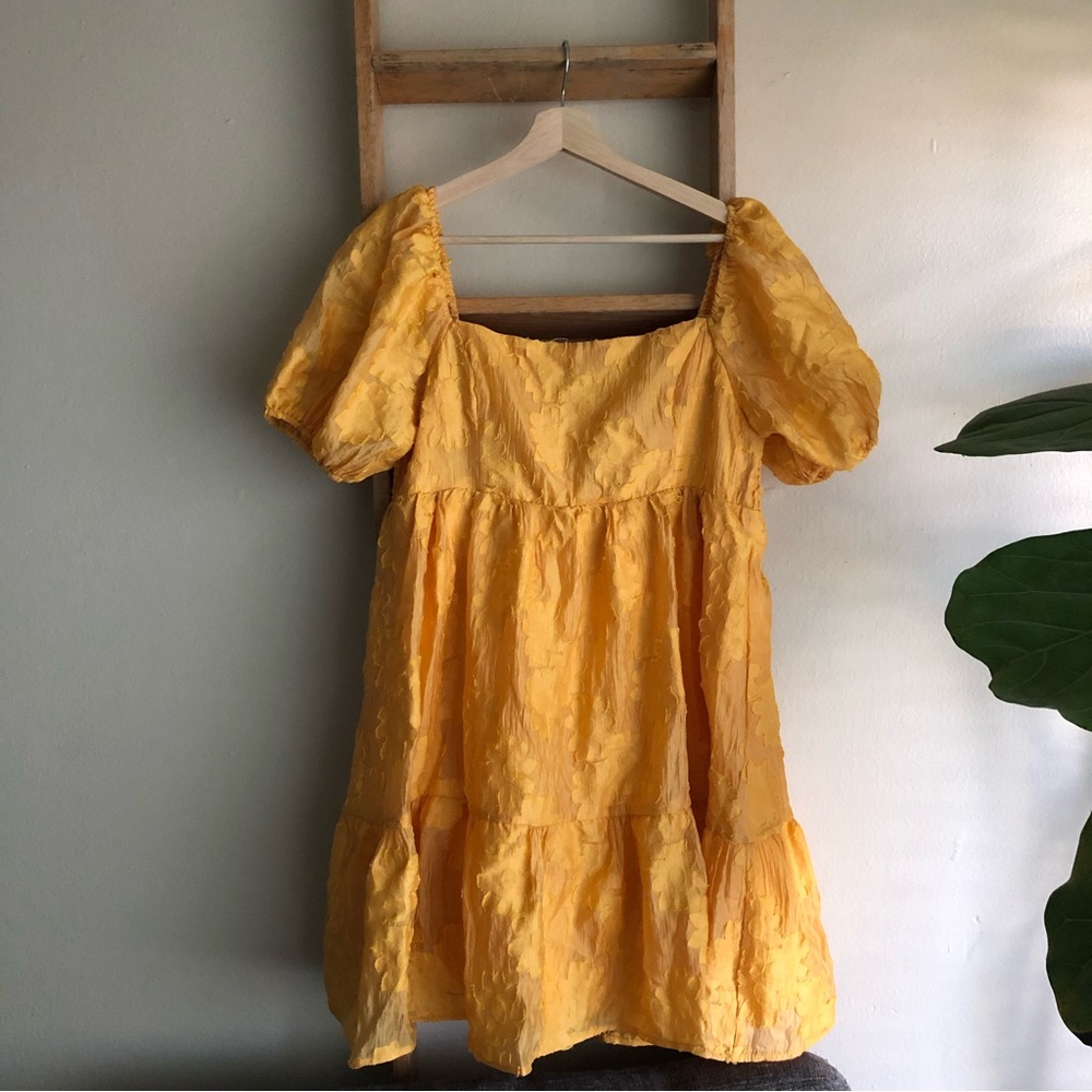 Poplin Tiered Dress
